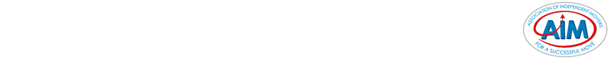 We are members of the Association of Independent Movers - AIM